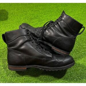 DANNER Boots JACK III BLACK Men's 9.5 Leather Work Boot Combat Jump Style
